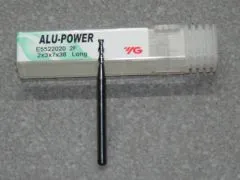 Alu-Power VHM 2-Schneider Alu, 2.00mm, RSP 45�, Stirnschn.