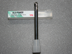 Alu-Power 3-Schneider Stirnradius D=6,0 mm mit abgesetztem Schaftteil