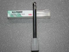 Alu-Power 3-Schneider Stirnradius D=6,0 mm mit abgesetztem Schaftteil