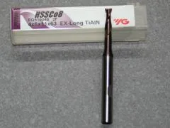 HSSE-CO8-TiAIN Fr�ser 2Z, 4.00mm, extra lang.