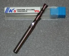 VHM-Fr�ser � 6.00mm, K-2, extra lang 75mm