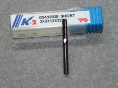 VHM Fr�ser, 4Z, 3.00mm, kurz, K-2 Beschichtet