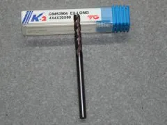 VHM Fr�ser, 4-Z, 4.00mm extra lang K-2 besch.