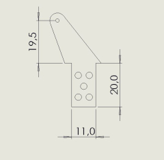 10 Ruderhrner RH45 in 2,00 mm GFK