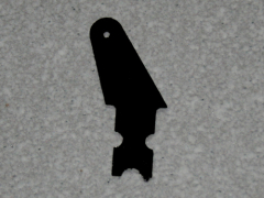 10 Ruderhörner 16 mm aus 1,5 mm GFK schwarz (Set)
