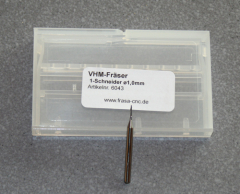 VHM-Fräser 1-Schneider 1,00mm