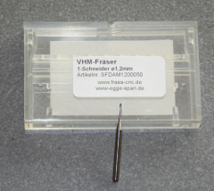 VHM-Fräser 1-Schneider 1,20mm