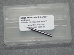 VHM Bohrer Micro  0.25mm