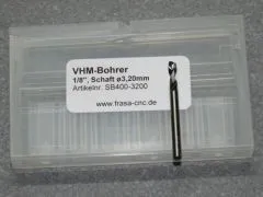VHM-Bohrer mit 1/8 Schaft � 3.20mm