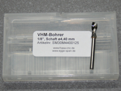 VHM-Bohrer mit 1/8 Schaft Ø 4.40mm