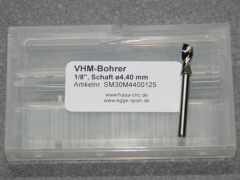 VHM-Bohrer mit 1/8 Schaft  4.40mm