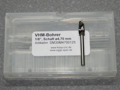VHM-Bohrer mit 1/8 Schaft Ø 4.70mm