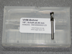 VHM-Bohrer mit 1/8 Schaft Ø 4.90mm
