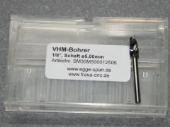 VHM-Bohrer mit 1/8 Schaft � 5.00mm