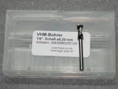 VHM-Bohrer mit 1/8 Schaft � 5.20mm