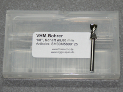 VHM-Bohrer mit 1/8 Schaft  5.80mm