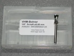 VHM-Bohrer mit 1/8 Schaft � 5.80mm