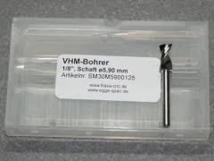 VHM-Bohrer mit 1/8 Schaft � 5.90mm