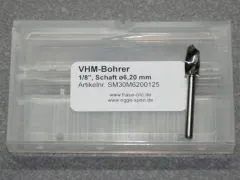 VHM-Bohrer mit 1/8 Schaft � 6.20mm