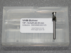 VHM-Bohrer mit 1/8 Schaft  6.30mm