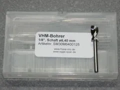 VHM-Bohrer mit 1/8 Schaft � 6.40mm
