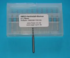 SM 32 Hartmetall-Bohrer � 1.70mm