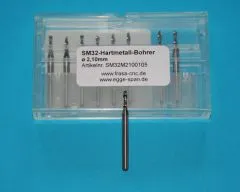 SM 32 Hartmetall-Bohrer � 2.10mm