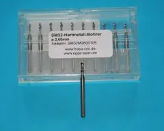 SM 32 Hartmetall-Bohrer � 2.60mm