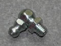 90° Kegelschmiernippel, M 6 ( konisch), Stahl verzinkt