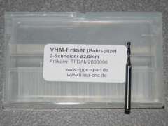 VHM-Frser 2-Schneider - ALU -  Bohrsp.   2.00mm