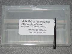 VHM-Fr�ser 2-Schneider - ALU - Bohrsp. � 2.00mm