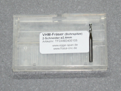 VHM-Fräser 2-Schneider - ALU -  Bohrsp. Ø  2.40mm
