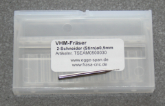 VHM-Fräser 2-Schneider (Stirn) Ø 0.50mm