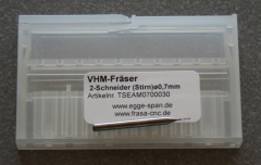 VHM-Fräser 2-Schneider (Stirn) Ø 0.70mm
