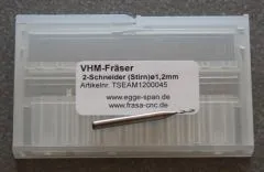 VHM-Fr�ser 2-Schneider (Stirn) � 1.20mm