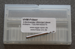 VHM-Frser 2-Schneider (Stirn)  1.60mm