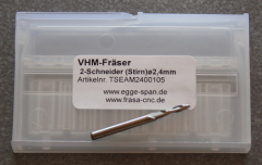 VHM-Fräser 2-Schneider (Stirn) Ø 2.40mm