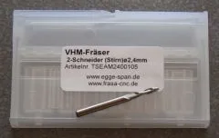 VHM-Fr�ser 2-Schneider (Stirn) � 2.40mm