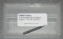 VHM-Frser 2-Schneider ES   1.00mm