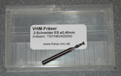 VHM-Fräser 2-Schneider ES  Ø 2,40mm