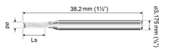 VHM-Frser Diamantverzahnt  2.00mm