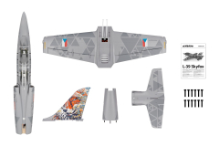 KAVAN L-39 Skyfox 1088mm - grau