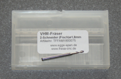 VHM-Fräser 2-Schneider (Fisch)  Ø 1.80mm