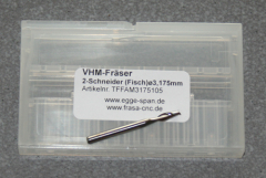 VHM-Fräser 2-Schneider (Fisch)  Ø 3.175mm