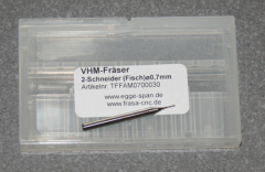 VHM-Fräser 2-Schneider (Fisch)  Ø 0.70mm